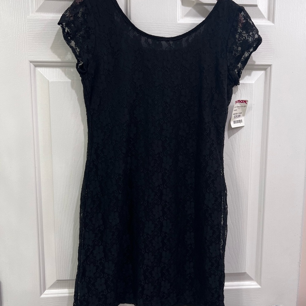 Black Lace Cocktail Dress